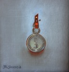 Marlène Stevers 2016 - Medaille 15x15 olieverf op paneel